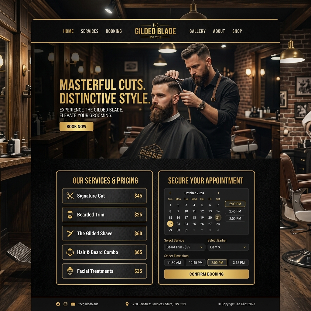 Barberia Website