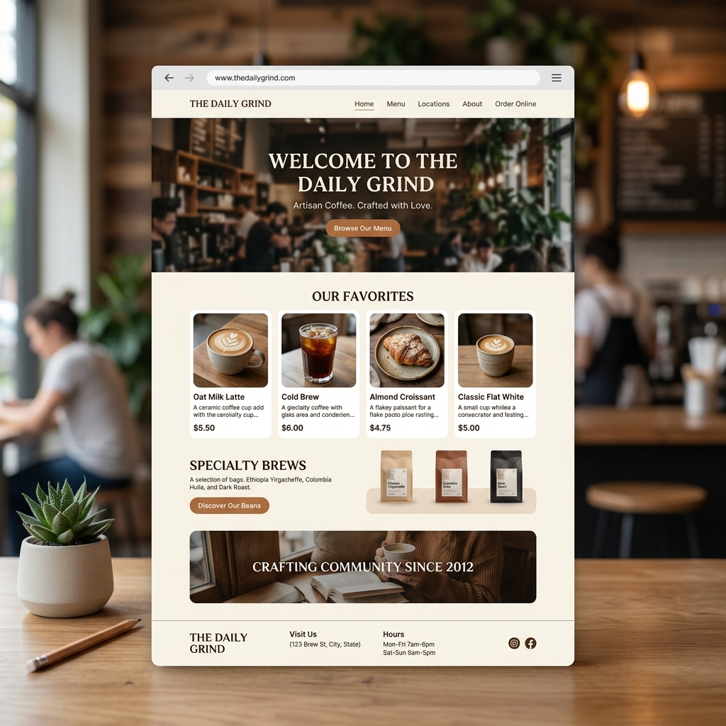 Cafetería Website