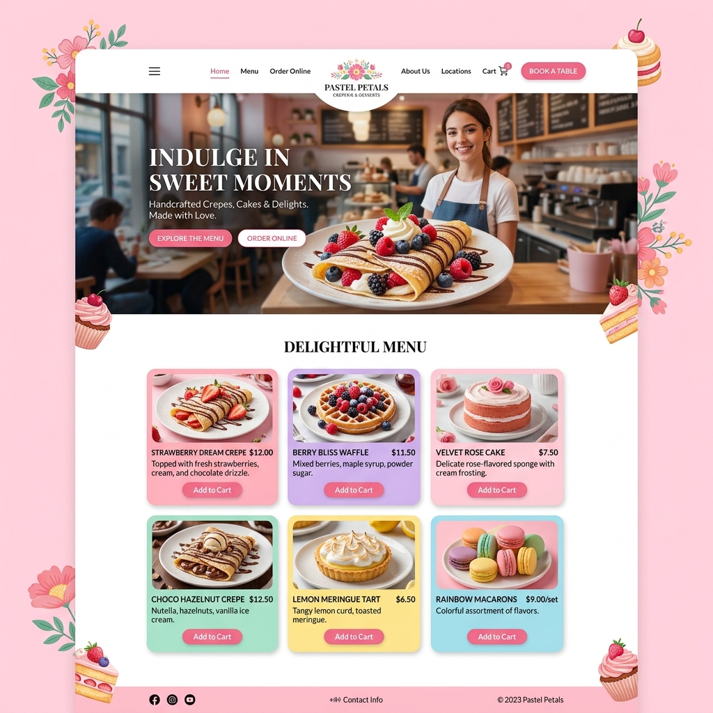 Crepería Website